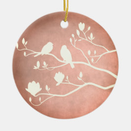 Silver Candelabra (Kupfer) - Keramik Ornament