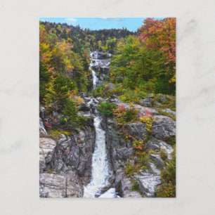 Silver Cascade im Herbst, New Hampshire Postkarte