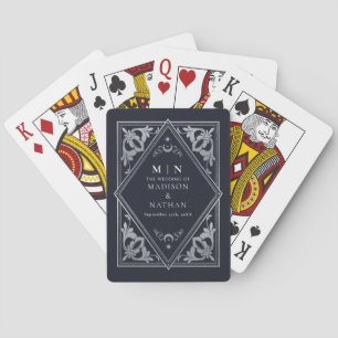 Silver Celestial Tarot Gothic Gastgeschenk Hochzei Spielkarten