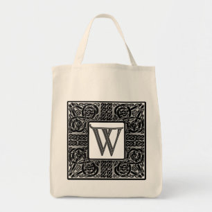 Silver Celtic "W" Monogram Tragetasche