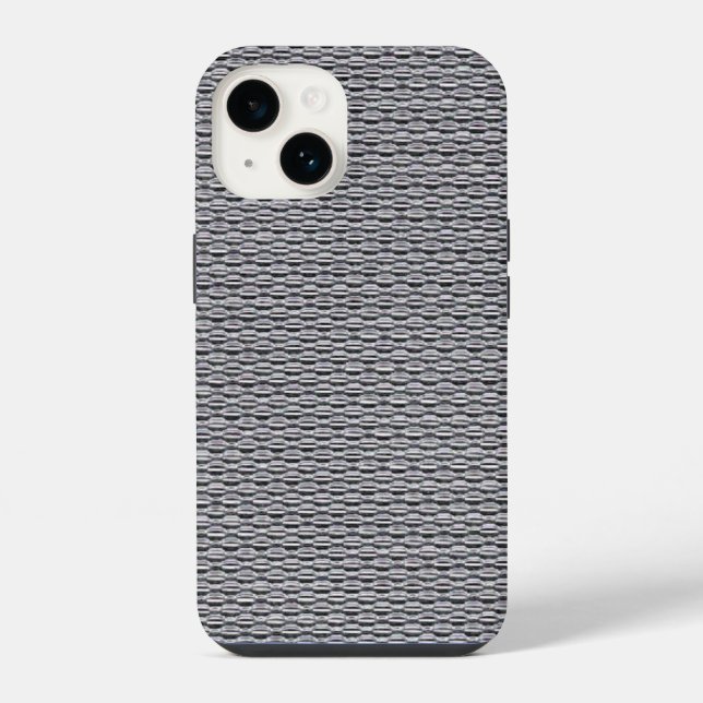 Silver Chainmaille iPhone 14 Hülle (Rückseite)