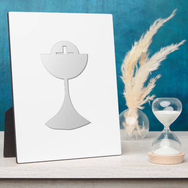 Silver Chalice und Host Fotoplatte (Seite)