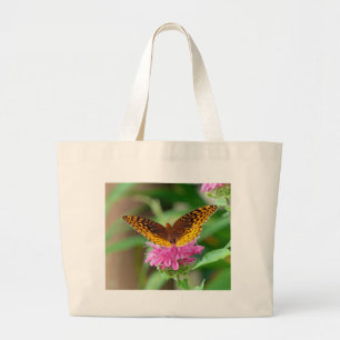 Silver Checkerspot Butterfly Jumbo Stoffbeutel