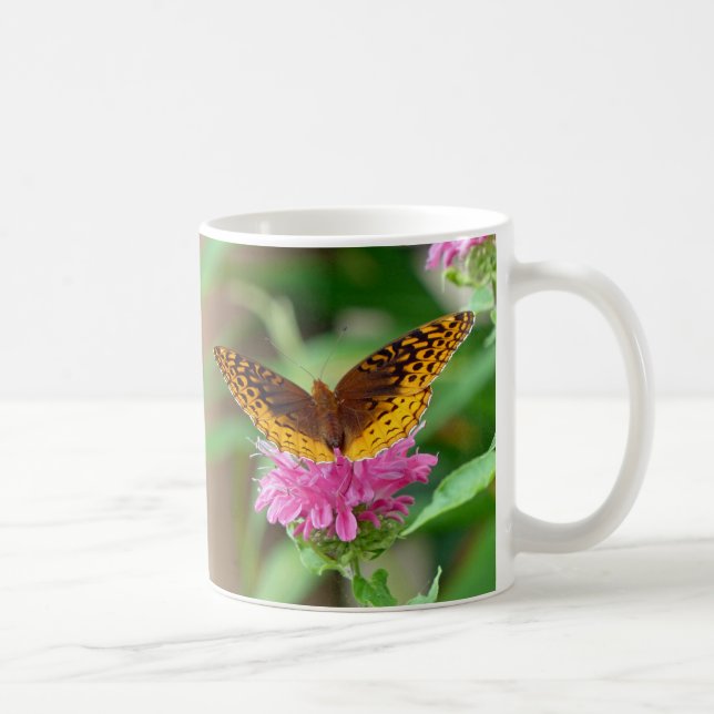 Silver Checkerspot Butterfly Kaffeetasse (Rechts)