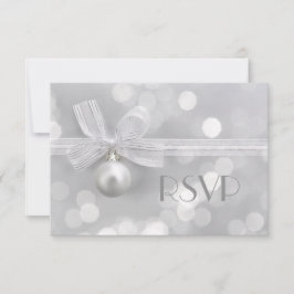 Silver Christmas UAWG RSVP Karte