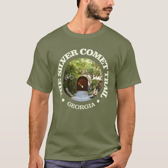 Silver Comet Trail (cycling c) T-Shirt (Vorderseite)