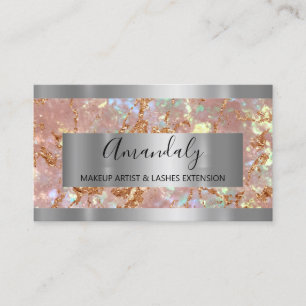 Silver Copper Gold-Marmorrahmen-Ereignis Visitenkarte