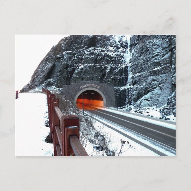 Silver Creek Tunnel Postkarte (Vorderseite)