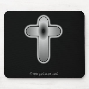 Silver Cross gotGod316.com? Mousepad