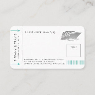 Silver Cruise Boarding Ticket Place Escortkarte