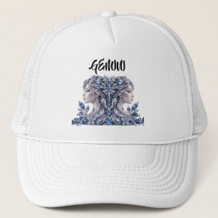 Silver Crystal Zwillinge Luxury Collection Truckerkappe