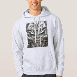 Silver Cyborg - by ID AD Art Gabi Zapf Hoodie