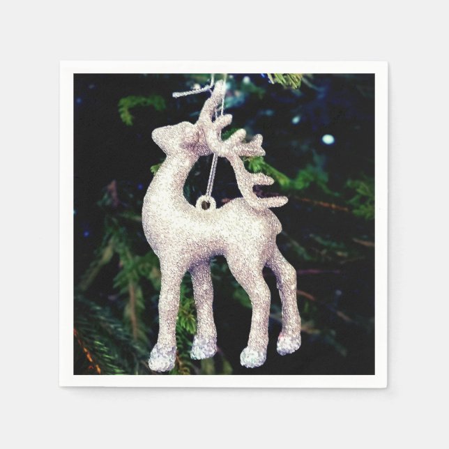 Silver Deer Serviette (Vorderseite)