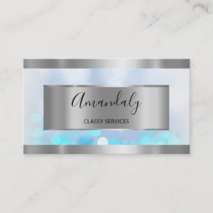 Silver des beruflichen Gold QR-Logos Visitenkarte