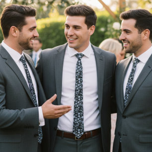 Silver Diamond Glitzer Bling Kristall Krawatte