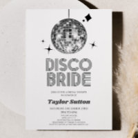 Silver Disco Ball Disco Bridge Brautparty