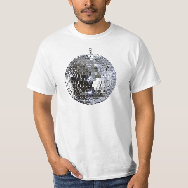 Silver Disco Ball T-Shirt (Vorderseite)