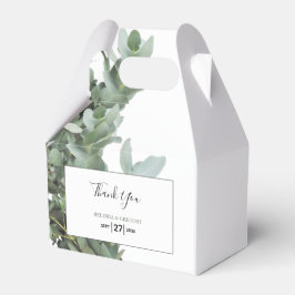 Silver Dollar Eukalyptus Wedding Geschenkschachtel
