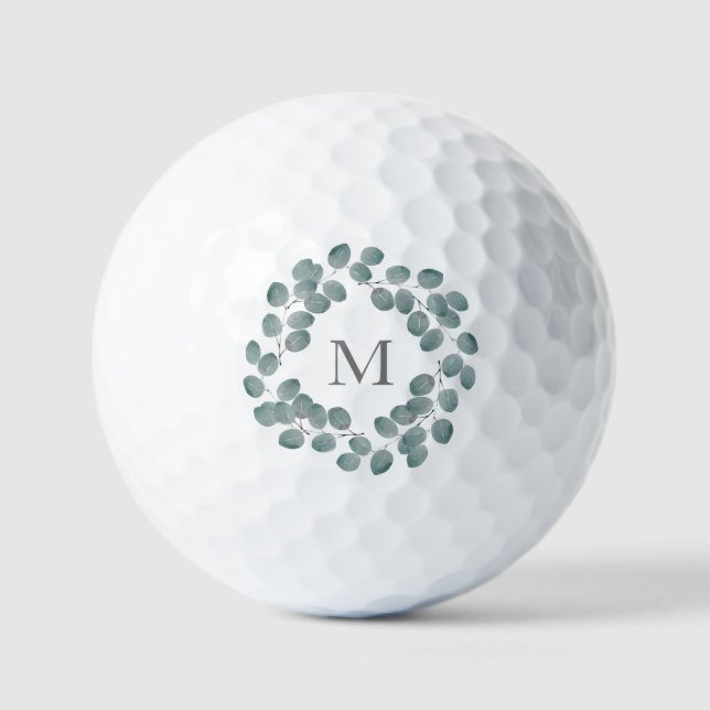 Silver Dollar Eukalyptus Wreath Golfball (Vorderseite)