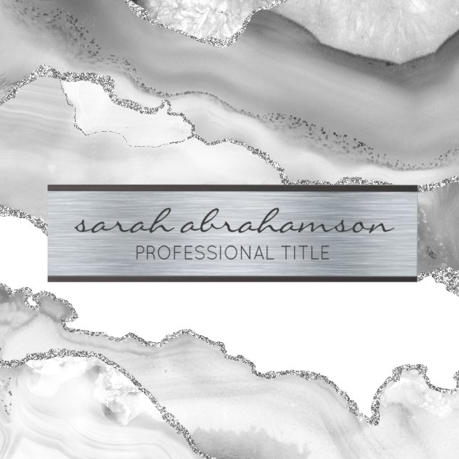 Silver Door Sign Long Name Türschild (Von Creator hochgeladen)