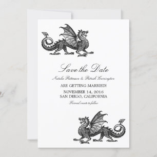 Silver Dragon Save the Date einladen