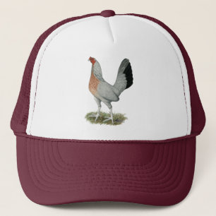 Silver Duckwing Game Hen Truckerkappe