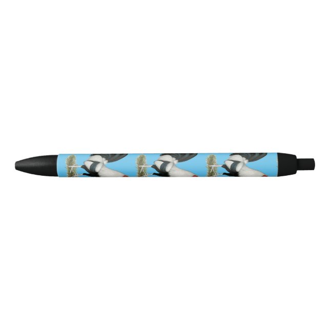 Silver Duckwing Gamecock Kugelschreiber (Vorderseite)