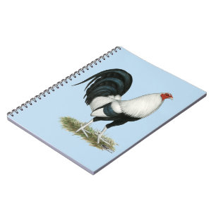 Silver Duckwing Gamecock Notizblock