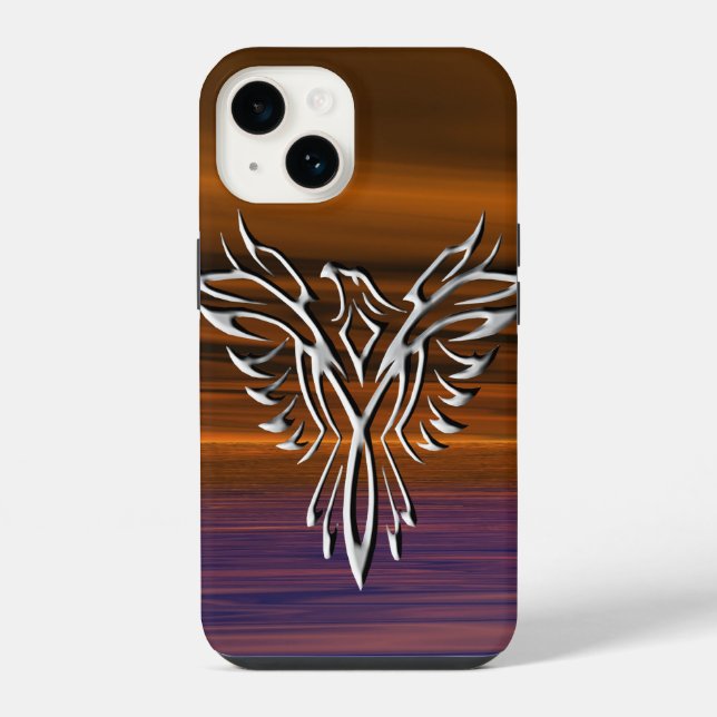 Silver Eagle iPhone 14 Hülle (Rückseite)