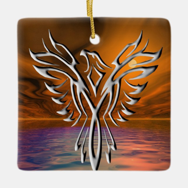 Silver Eagle Keramikornament (Vorderseite)