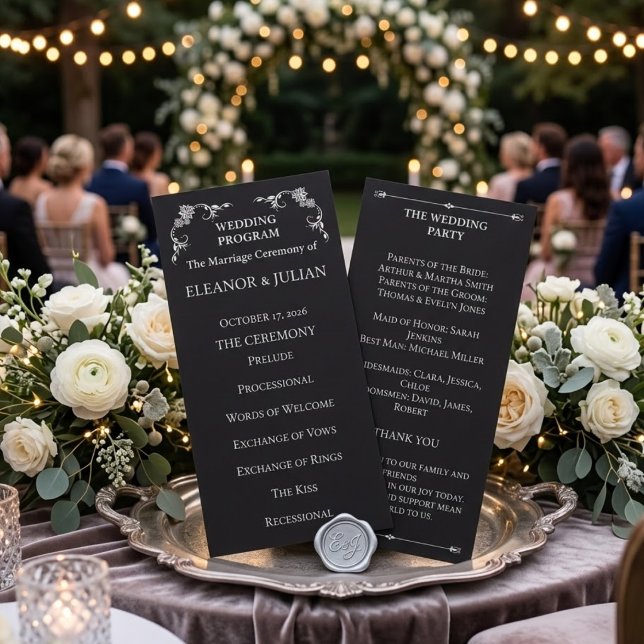 Silver Elegance Collection Wedding Rectangle Stick Rechteckiger Aufkleber (Von Creator hochgeladen)