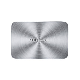 Silver eleganter, moderner Bademantel Badematte