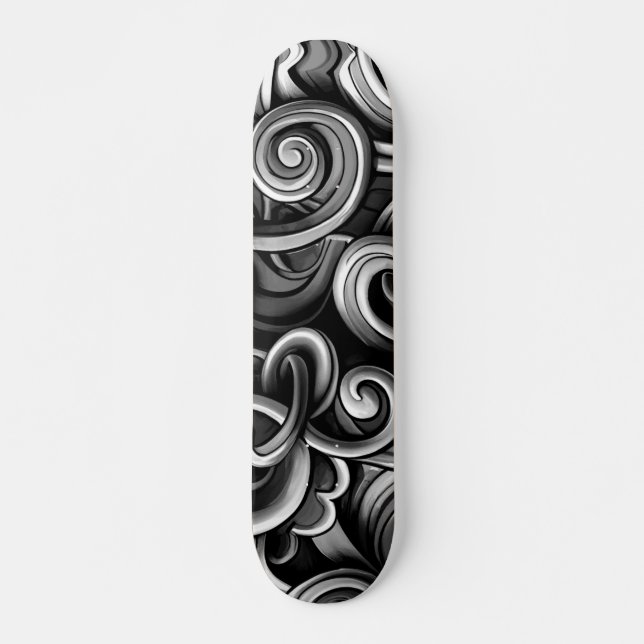 Silver Energy Wirbel Skateboard (Vorne)