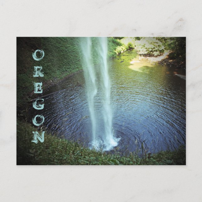 Silver Falls 1 Postkarte (Vorderseite)