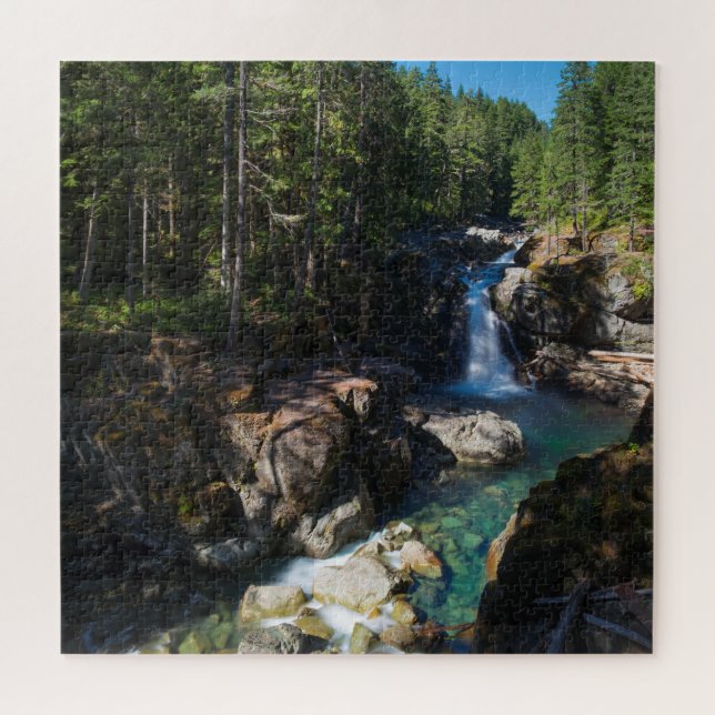 Silver Falls, Mt Rainier puzzle (Horizontal)