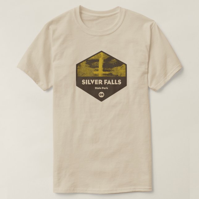 Silver Falls State Park Oregon T-Shirt (Design vorne)
