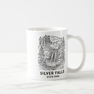 Silver Falls State Park Oregon Wasserfall Camping Kaffeetasse