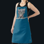 Silver Feline Being Apron Schürze<br><div class="desc">Silver Feline Being Apron</div>
