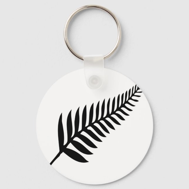 Silver Fern of New Zealand Schlüsselanhänger (Vorderseite)