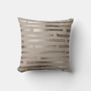 Silver Foil Reversible Designer Kissen