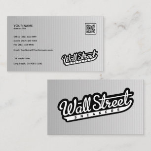 Silver Foil Shine - Business Card Design Visitenkarte