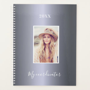 Silver Foto elegante Termine 2025 Planer
