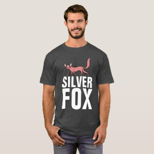 SILVER FOX, T - Shirt zum Geburtstag von Männern