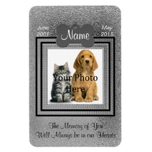 Silver für persönliche Katze oder Hunde Magnet