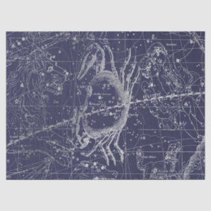 Silver Galaxy Star Karte Design 10 Seidenpapier