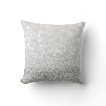 Silver Gay Glitzer Funkelnd Metallic White Delicat