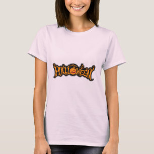 Silver Gerahmt Happy Halloween Ruby Mit Augen Pump T-Shirt