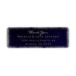 Silver Glitzer Blue Navy Vielen Dank UAWG Delici