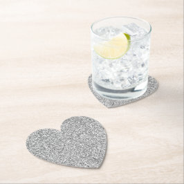 Silver Glitzer Glitz Untersetzer