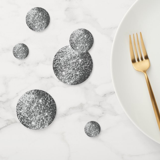 Silver Glitzer Konfetti (Gruppe)